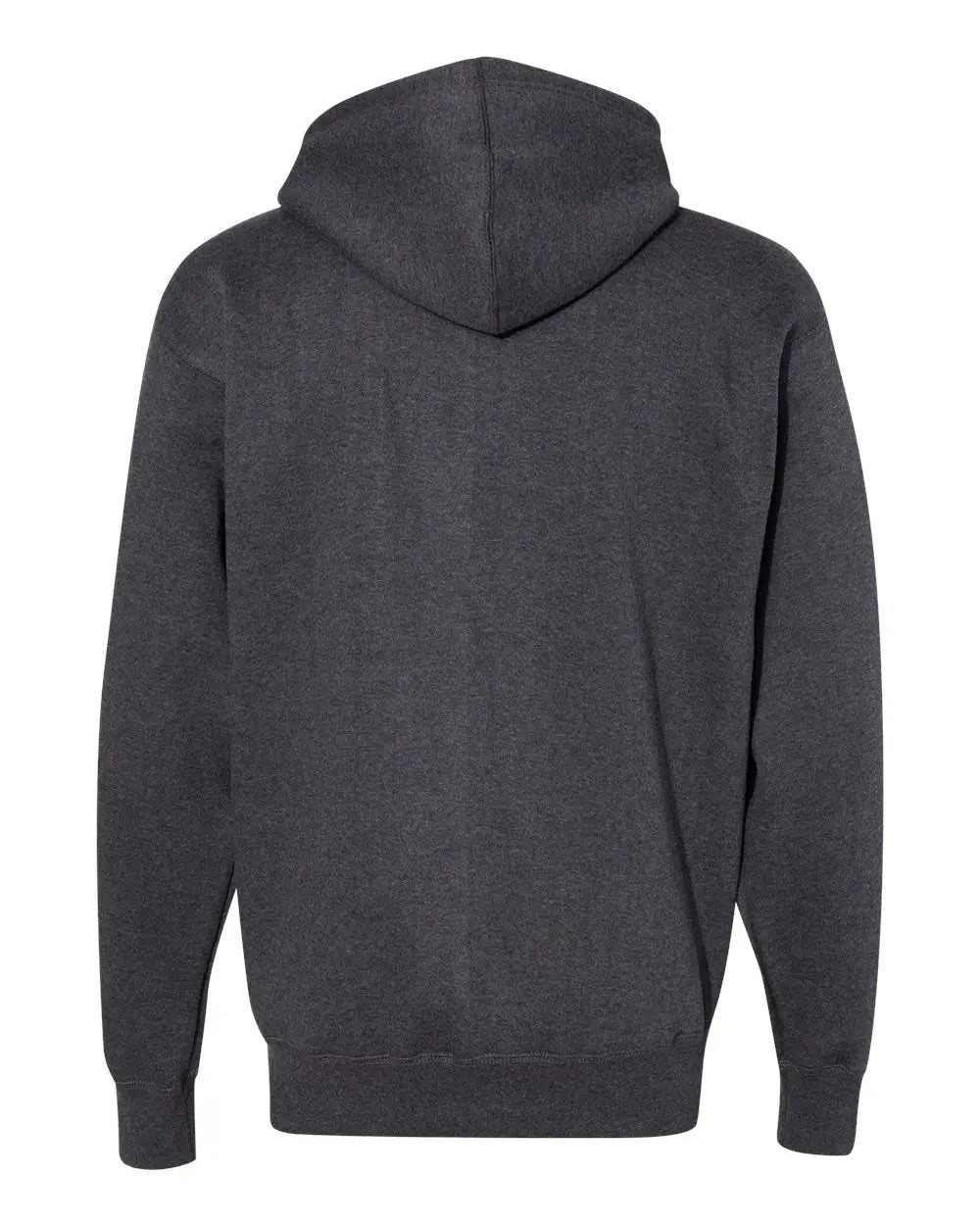J. America 8821 Premium Full-zip Hooded Sweatshirt - Charcoal Heather - Dark Gray / s