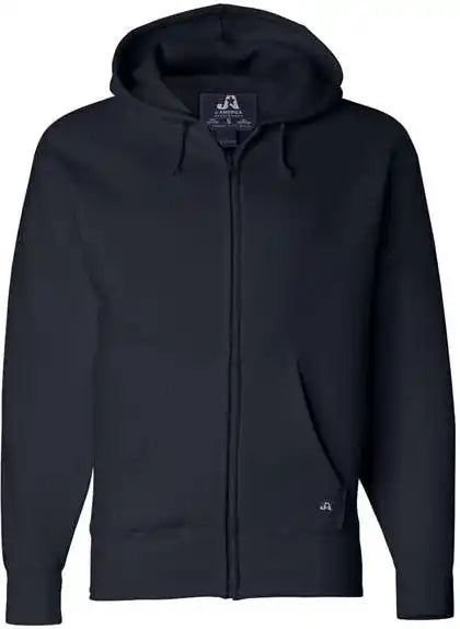 J. America 8821 Premium Full-zip Hooded Sweatshirt - Navy