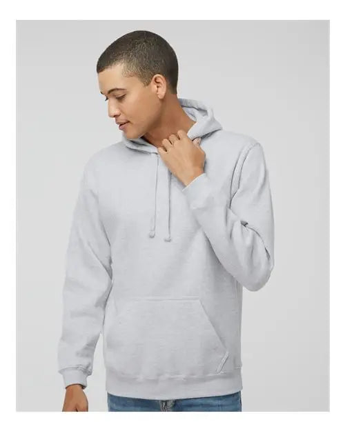 J. America 8824 Premium Hooded Sweatshirt - Ash Heather
