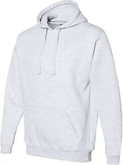 J. America 8824 Premium Hooded Sweatshirt Ash Heather