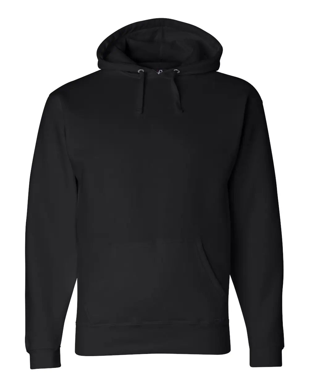 J. America 8824 Premium Hooded Sweatshirt - Black - s