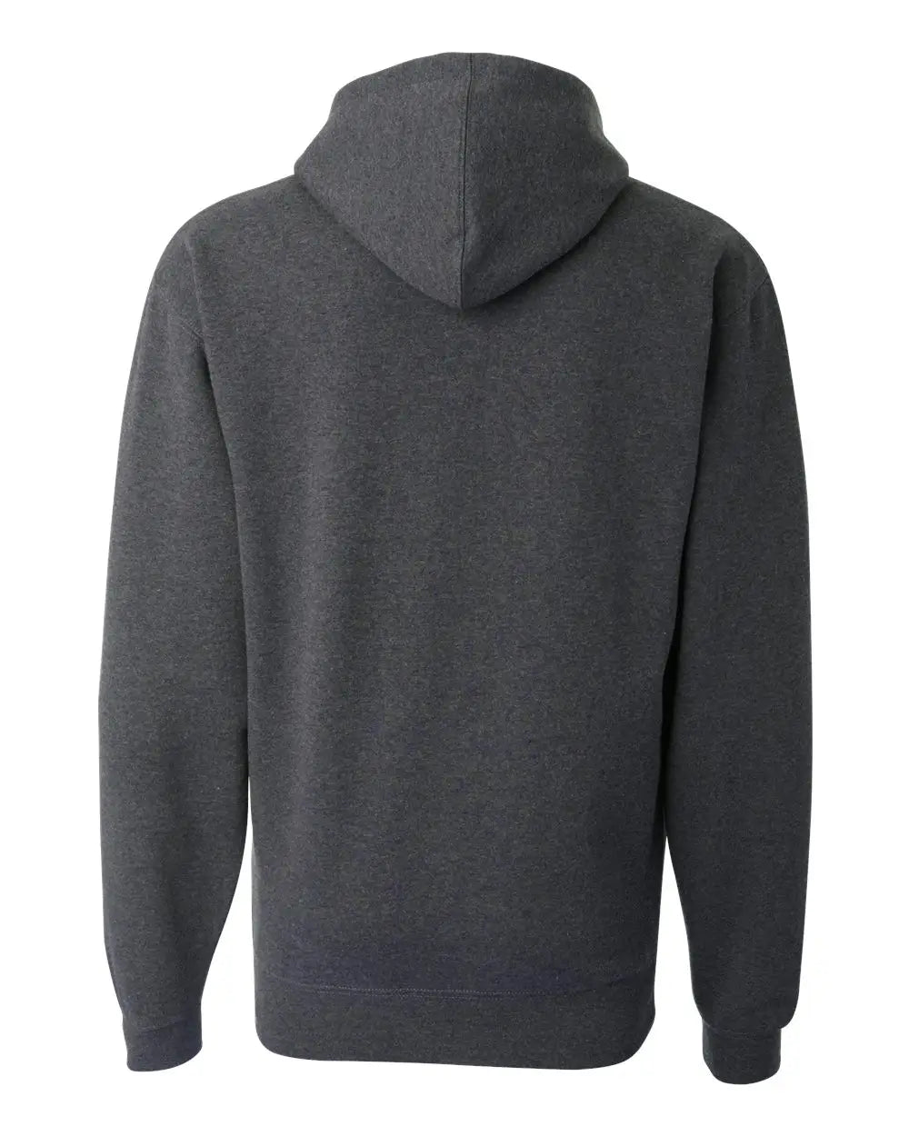 J. America 8824 Premium Hooded Sweatshirt - Charcoal Heather - Dark Gray / Xs