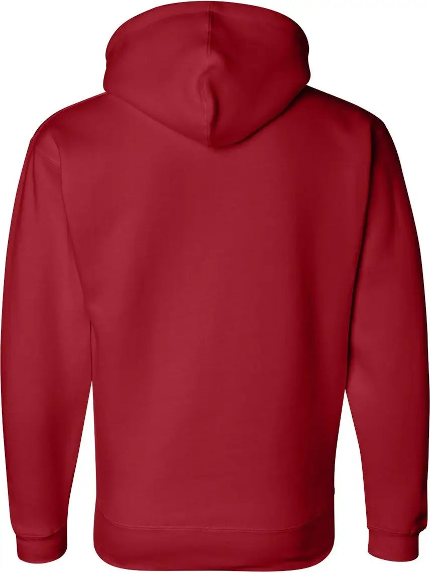 J. America 8824 Premium Hooded Sweatshirt - Red