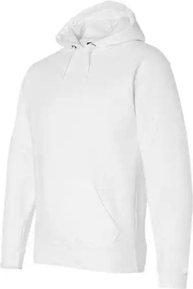 J. America 8824 Premium Hooded Sweatshirt White