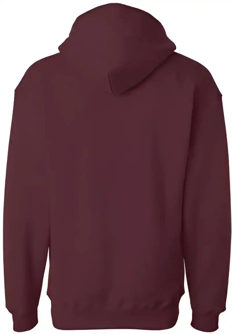 J. America 8830 Sport Lace Hooded Sweatshirt Maroon