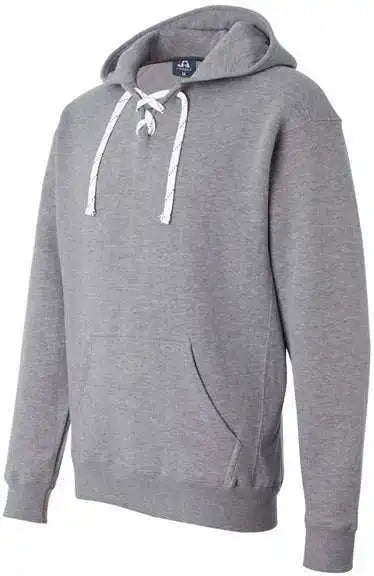 J. America 8830 Sport Lace Hooded Sweatshirt - Oxford