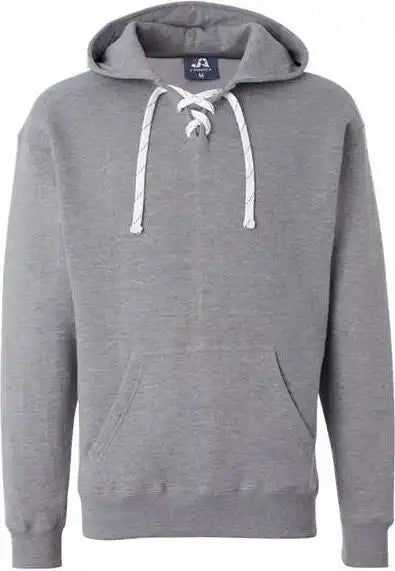 J. America 8830 Sport Lace Hooded Sweatshirt - Oxford