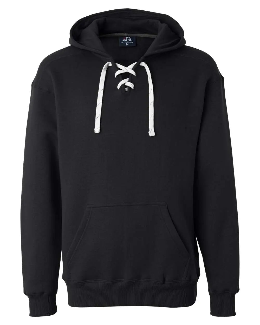 J. America 8830j Sport Lace Hooded Sweatshirt - 8830 - Black
