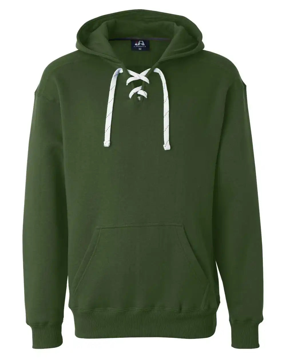 J. America 8830j Sport Lace Hooded Sweatshirt - 8830 - Forest - Xs