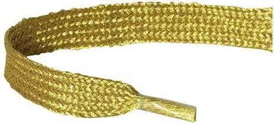 J. America 8831 Custom-color Drawstrings/laces - Gold Sparkle - one Size Fits Most