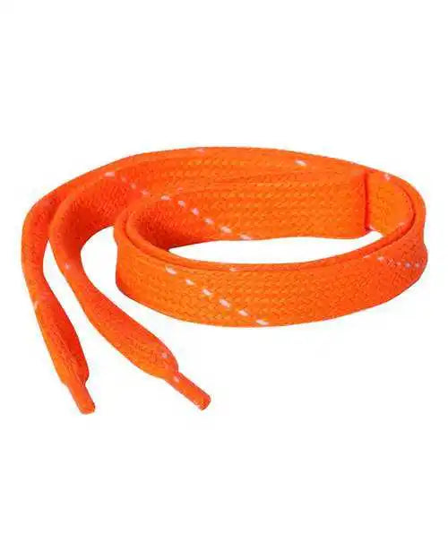 J. America 8831 Custom-color Drawstrings/laces - Neon Orange - one Size Fits Most