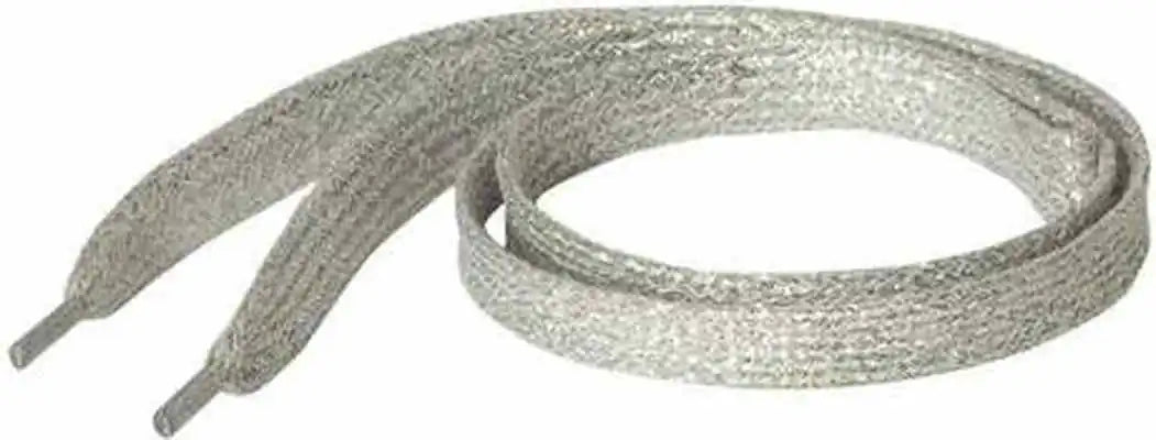 J. America 8831 Custom-color Drawstrings/laces - Silver Sparkle - Light Gray / one Size Fits Most
