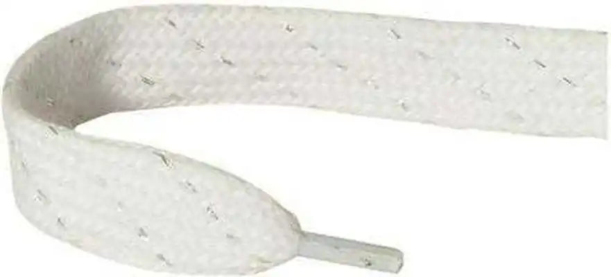 J. America 8831 Custom-color Drawstrings/laces - White Silver - Light Gray / one Size Fits Most