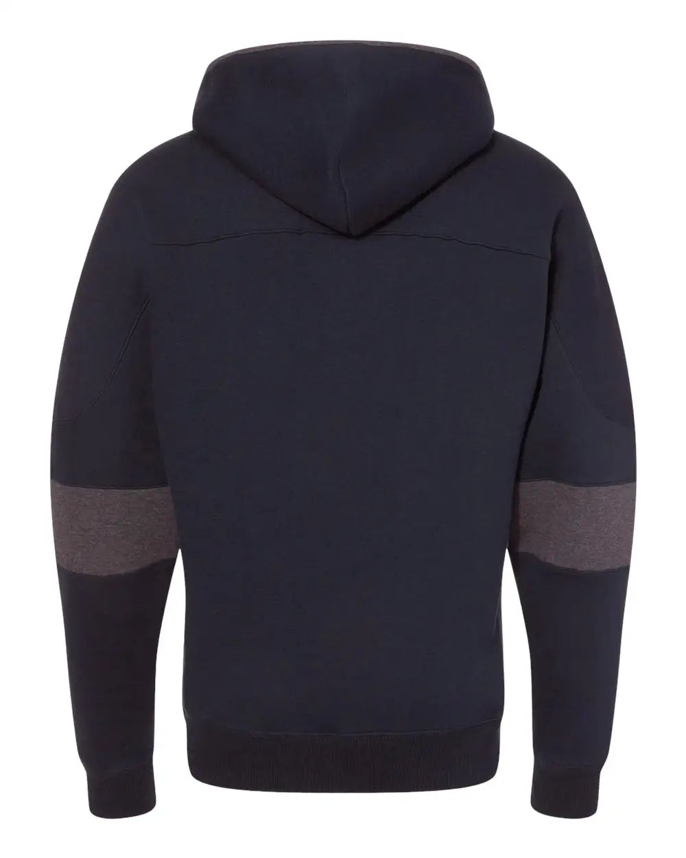 J. America 8832a Sport Lace Colorblocked Fleece Hooded Sweatshirt - 8832 - Navy - Adult Xs