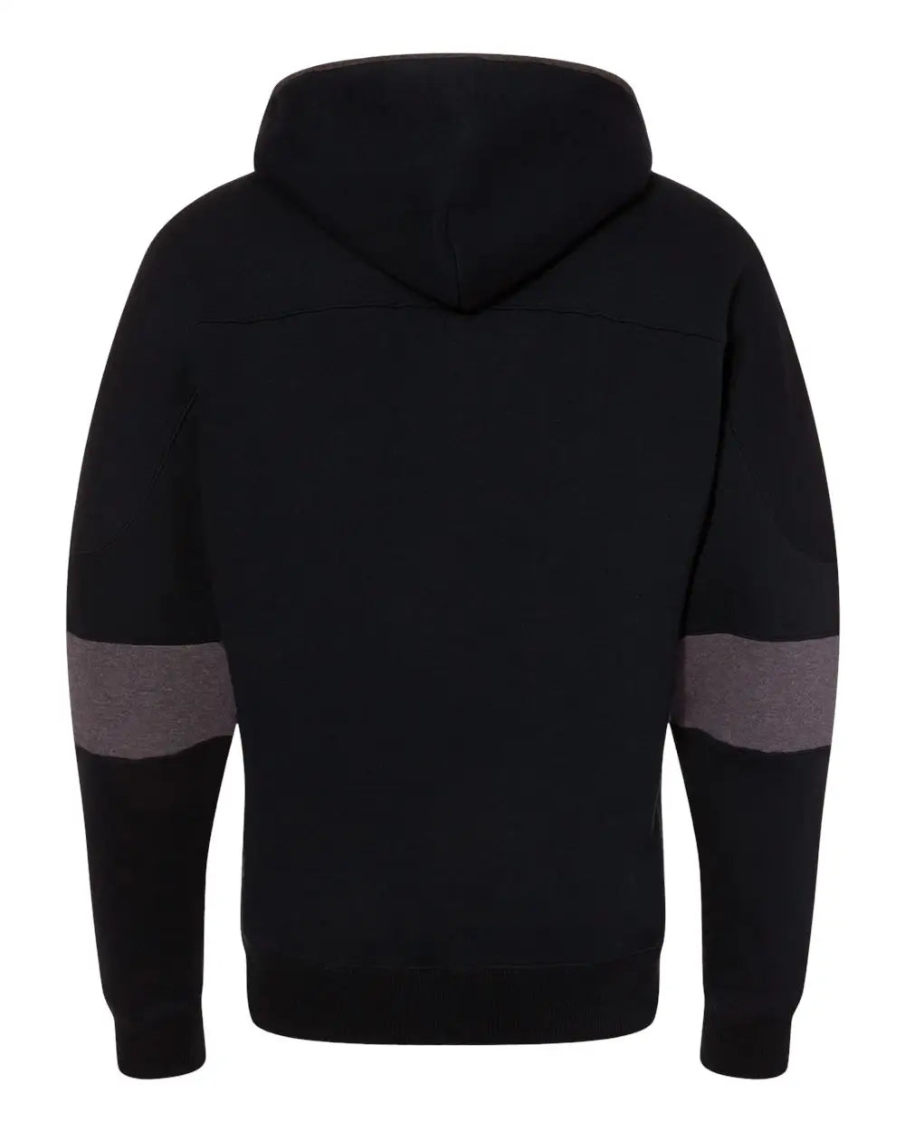 J. America 8832a Sport Lace Colorblocked Fleece Hooded Sweatshirt - 8832 - Black