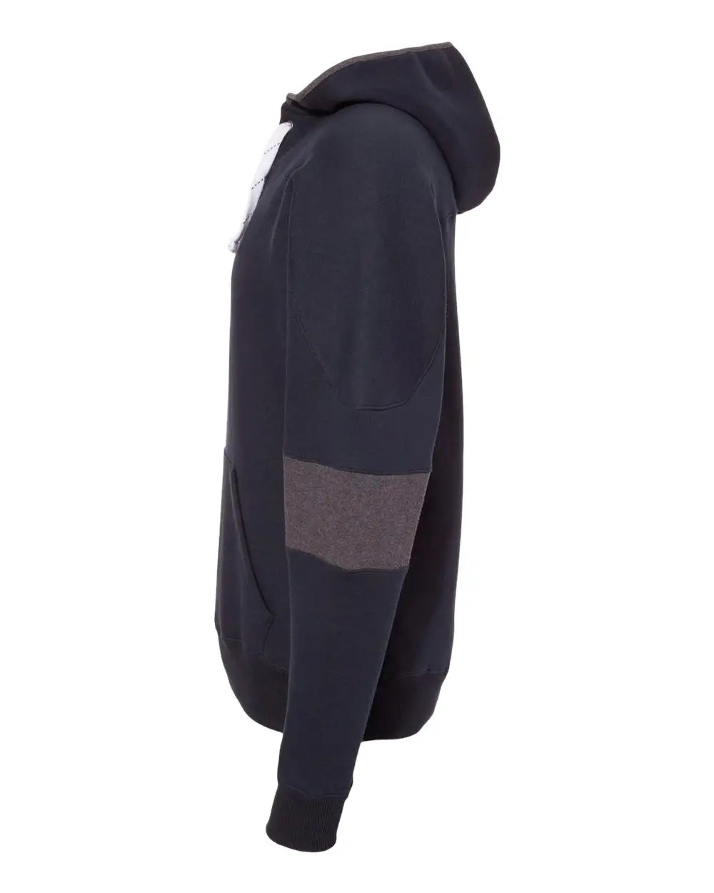J. America 8832a Sport Lace Colorblocked Fleece Hooded Sweatshirt - 8832 - Navy