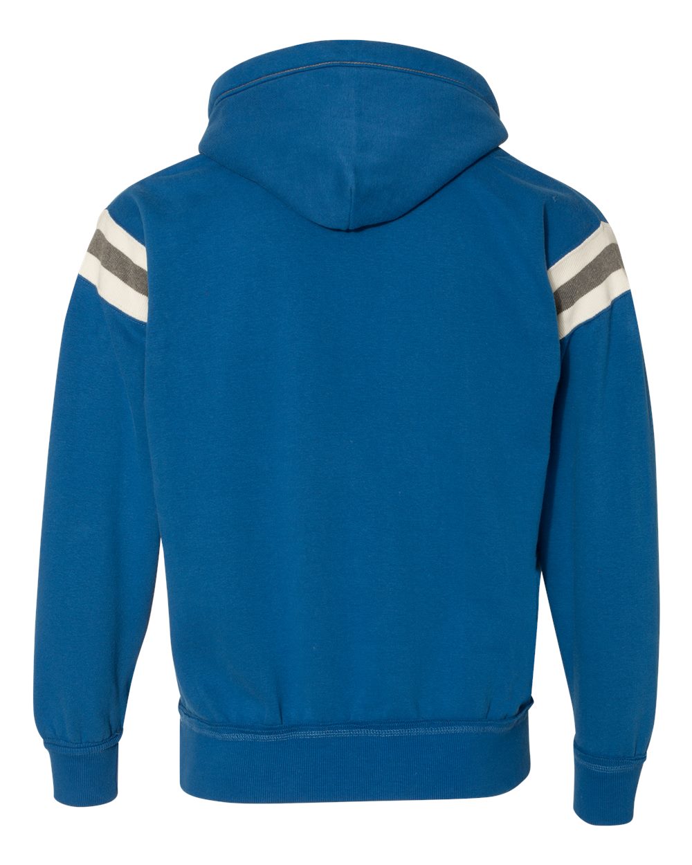 J. America 8847 Vintage Athletic Hooded Sweatshirt - Royal - s