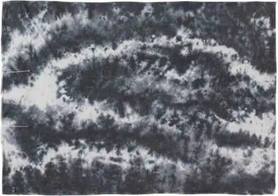 J. America 8852 Triblend Fleece Blanket - Black Tie Dye - one Size Fits Most