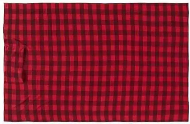 J. America 8852 Triblend Fleece Blanket - Red Buffalo - one Size Fits Most