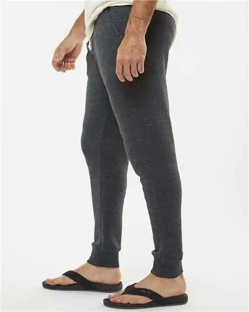 J. America 8854 Triblend Fleece Joggers - Black