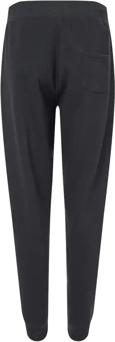 J. America 8854 Triblend Fleece Joggers - Black Solid - Xs