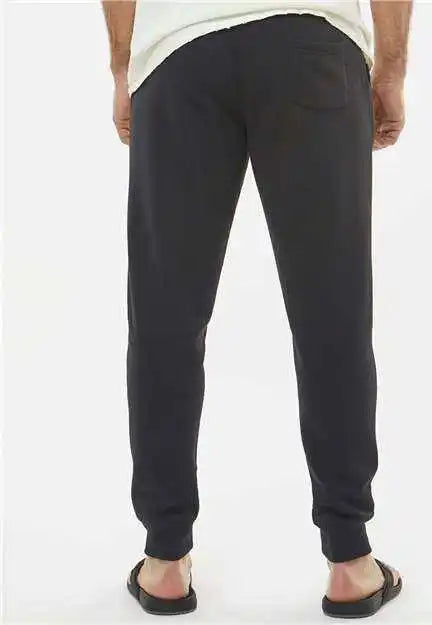 J. America 8854 Triblend Fleece Joggers - Black Solid