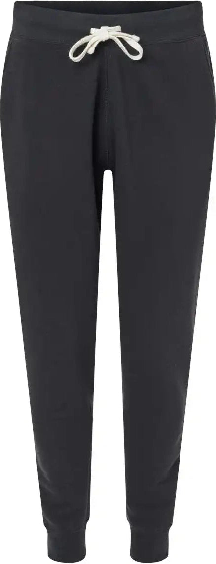 J. America 8854 Triblend Fleece Joggers - Black Solid - Xs