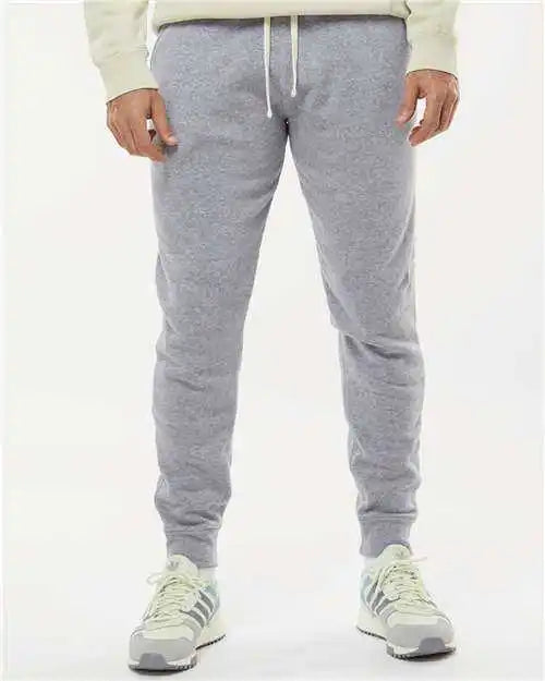 J. America 8854 Triblend Fleece Joggers - Gray