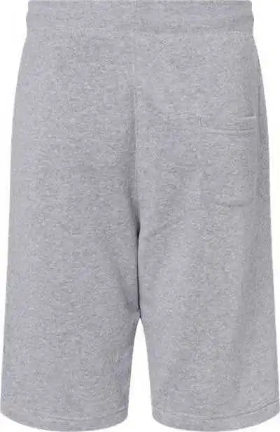 J. America 8855 Triblend Fleece Shorts Gray