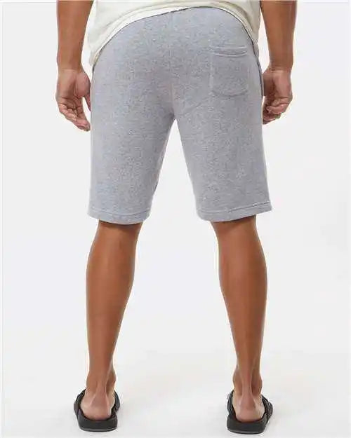 J. America 8855 Triblend Fleece Shorts Gray