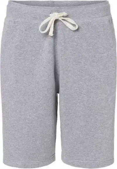 J. America 8855 Triblend Fleece Shorts Gray