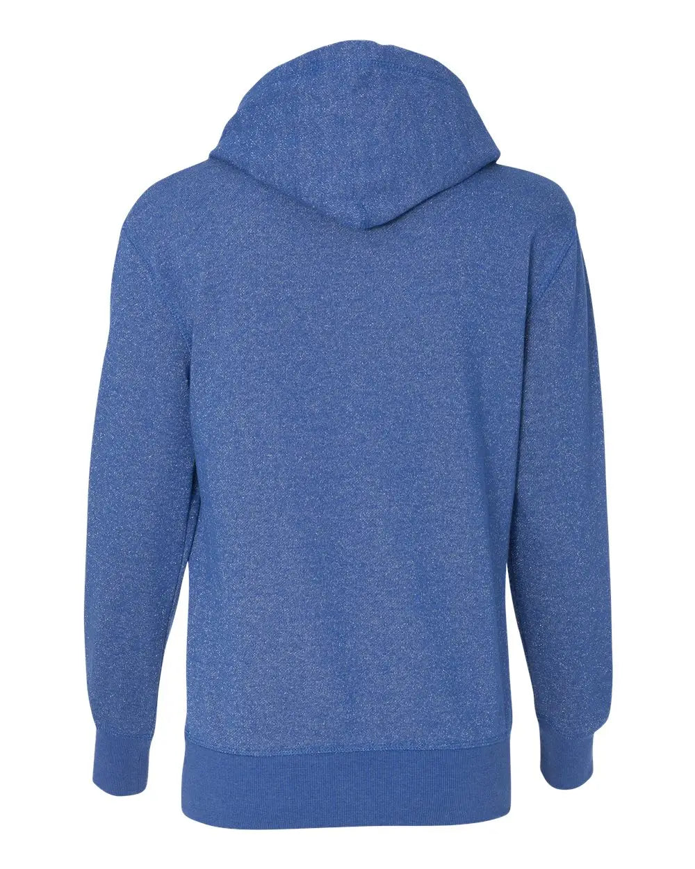 J. America 8860j Women’s Glitter French Terry Hooded Sweatshirt - 8860 - Royal Silver