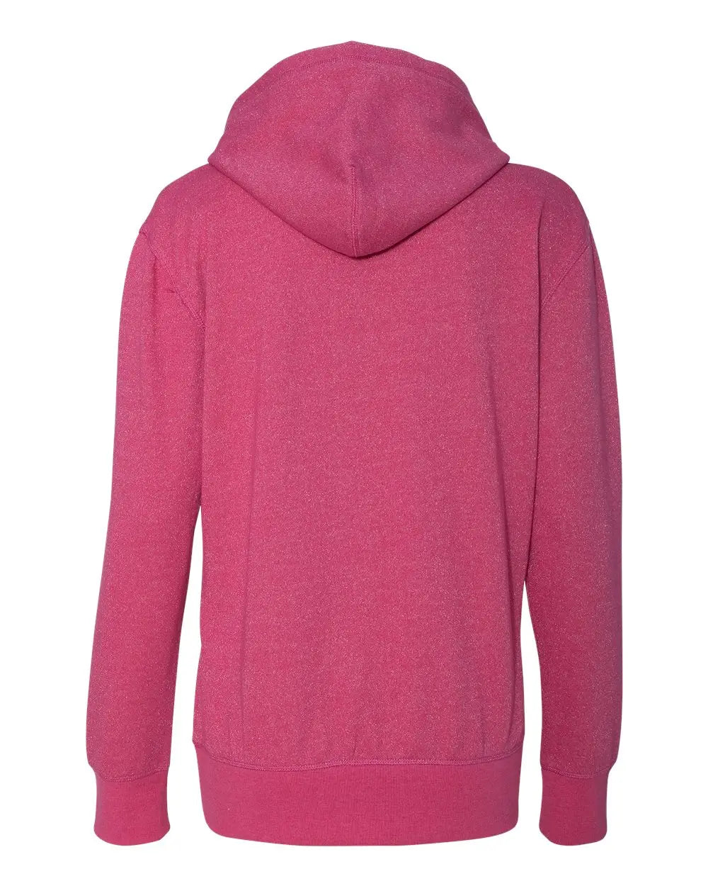 J. America 8860j Women’s Glitter French Terry Hooded Sweatshirt - 8860 - Wildberry Silver