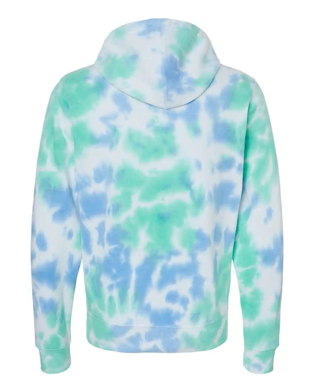 J. America 8861j Tie-dyed Fleece Hooded Sweatshirt - 8861 - Lagoon Tie Dye - Xs