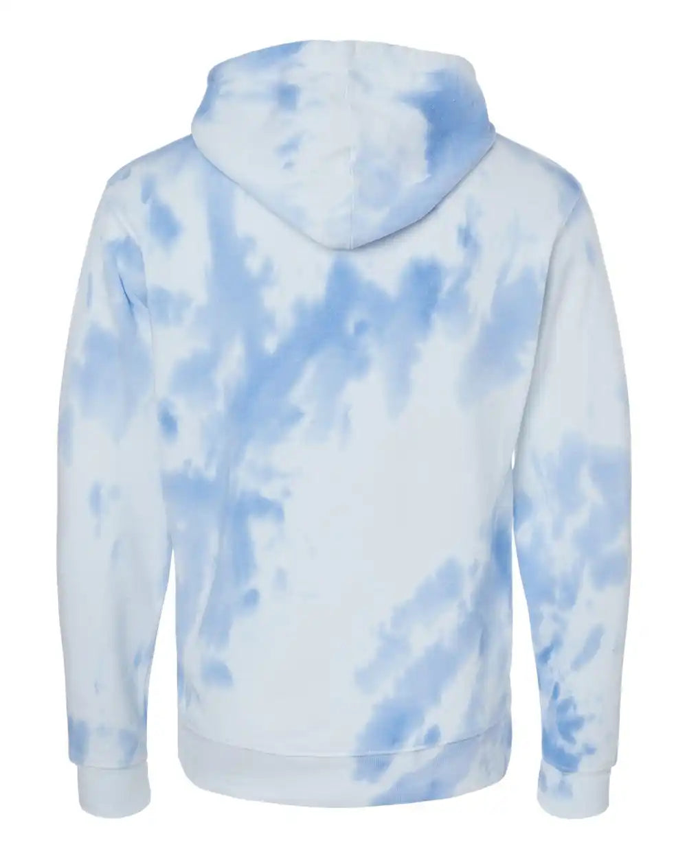 J. America 8861j Tie-dyed Fleece Hooded Sweatshirt - 8861 - Periwinkle Tie Dye - Xs