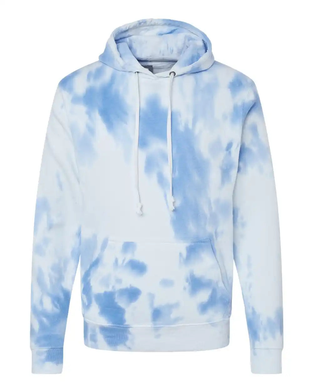 J. America 8861j Tie-dyed Fleece Hooded Sweatshirt - 8861 - Periwinkle Tie Dye - Xs