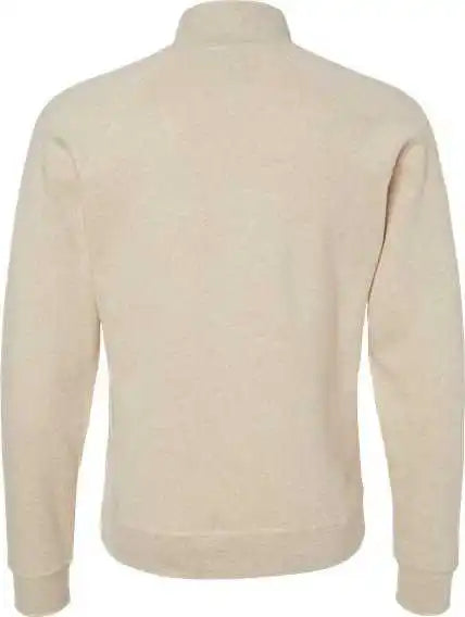 J. America 8869 Triblend Quarter-zip Sweatshirt - Oatmeal