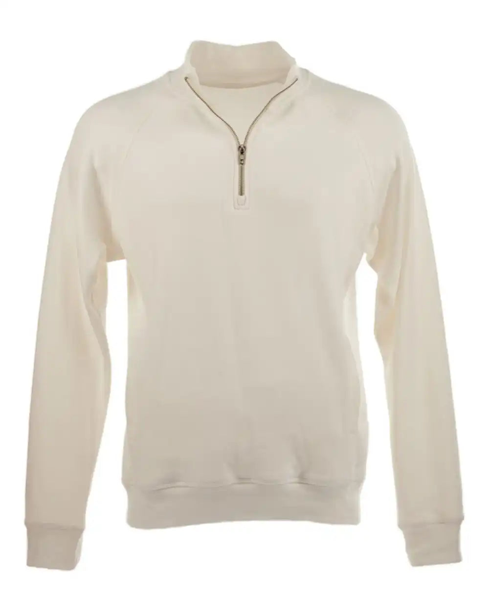 J. America 8869j Triblend Quarter-zip Sweatshirt - 8869 - Antique White - Xs
