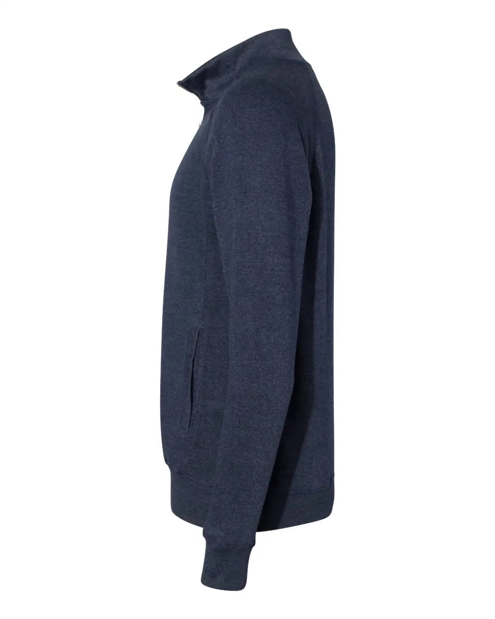 J. America 8869j Triblend Quarter-zip Sweatshirt - 8869 - True Navy