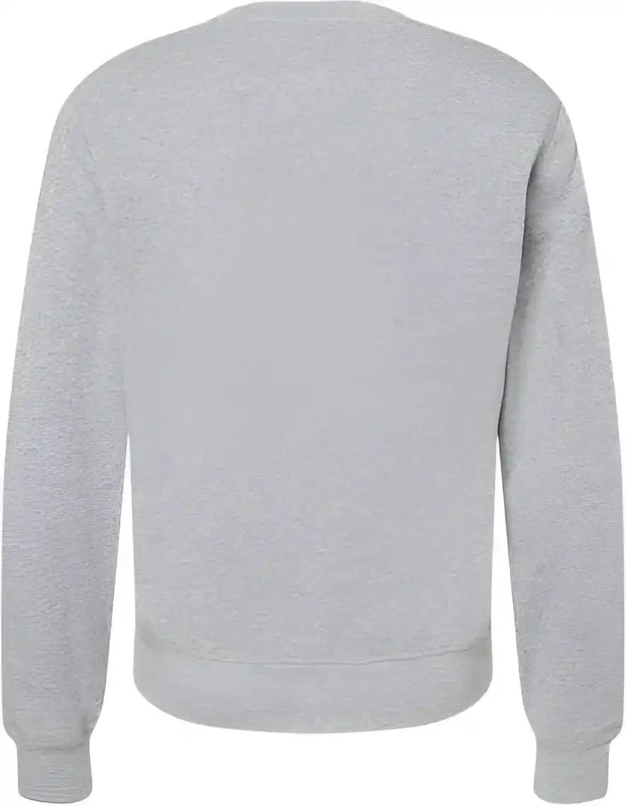 J. America 8870 Triblend Fleece Crewneck Sweatshirt Grey