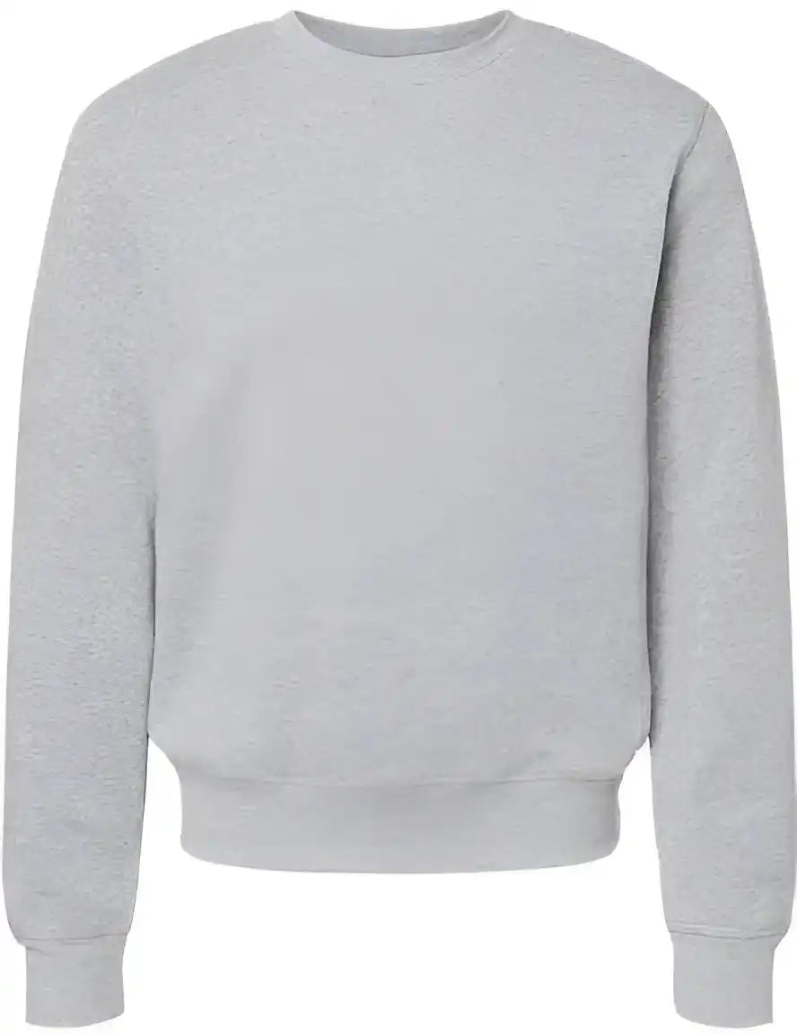 J. America 8870 Triblend Fleece Crewneck Sweatshirt Grey