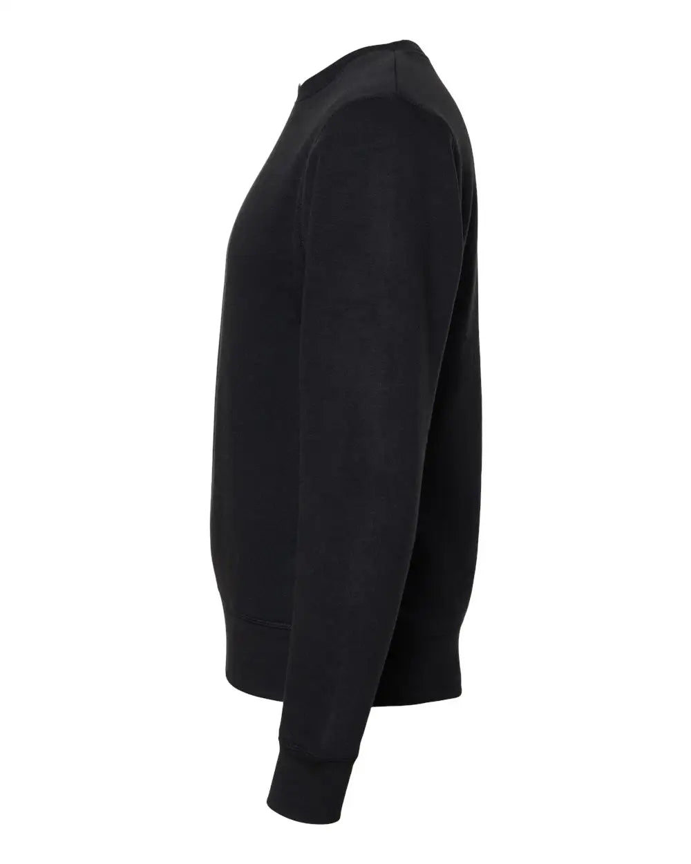 J. America 8870j Triblend Fleece Crewneck Sweatshirt - 8870 - Black Solid