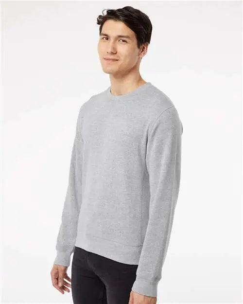 J. America 8870j Triblend Fleece Crewneck Sweatshirt - 8870 - Gray
