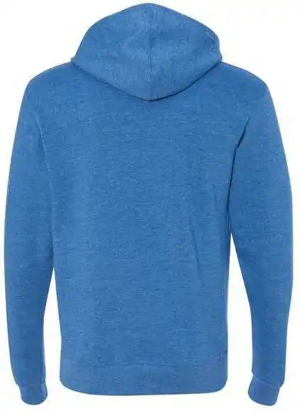 J. America 8871 Triblend Fleece Hooded Sweatshirt Cool Royal