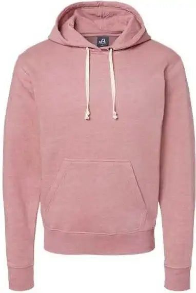 J. America 8871 Triblend Fleece Hooded Sweatshirt - Dusty Rose