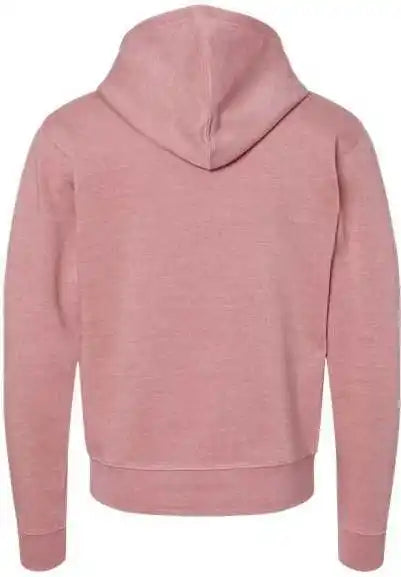 J. America 8871 Triblend Fleece Hooded Sweatshirt - Dusty Rose