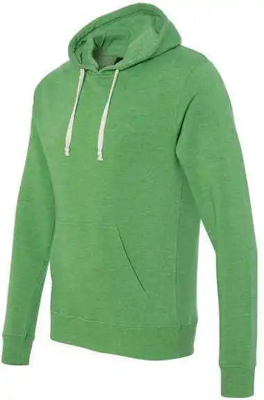 J. America 8871 Triblend Fleece Hooded Sweatshirt Green