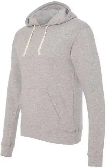 J. America 8871 Triblend Fleece Hooded Sweatshirt Grey