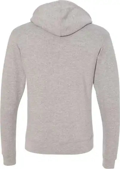 J. America 8871 Triblend Fleece Hooded Sweatshirt Grey