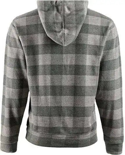 J. America 8871 Triblend Fleece Hooded Sweatshirt - Smoke Buffalo